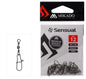 Mikado Tönnchenwirbel - Mit Fastlock Snap NR. 12 Bn - 10 Stk.