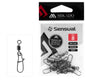 Mikado Roll-Wirbel - Mit Fastlock Snap NR. 10 Bn - 10 Stk.