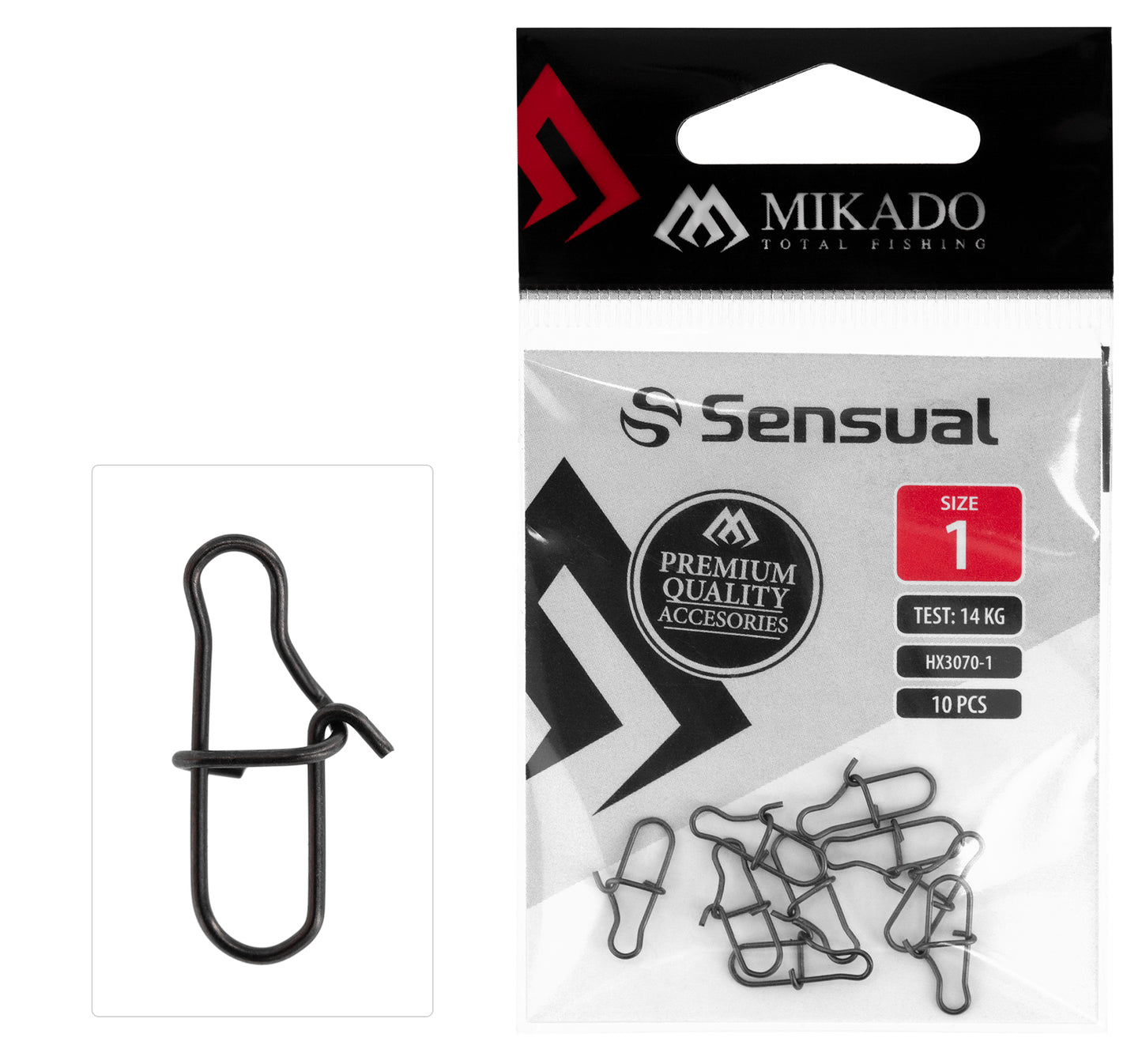 Mikado Snap - Spinnangeln NR. 3 Bn - 10 Stk.