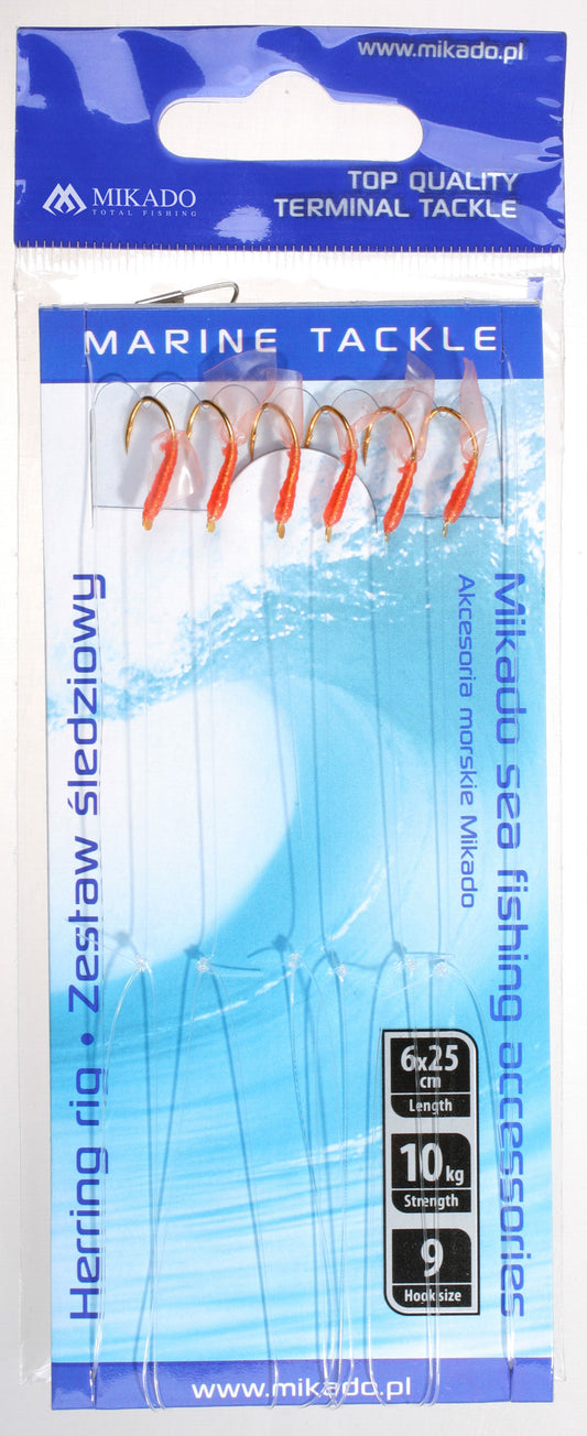 Mikado Meeres-Set - Herring Rig 6x25cm - Haken 9 - 1 Satz