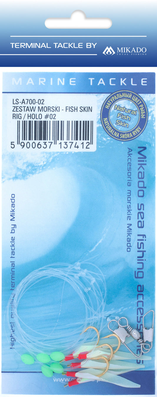 Mikado Meeres-Set - Fish Skin Rig - Holo #02 - 1 Satz