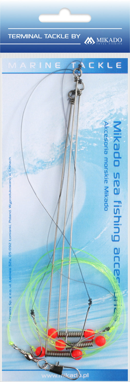 Mikado Meeres-Set - Steel Boom Rig - Haken Grösse 6 - 1 Satz