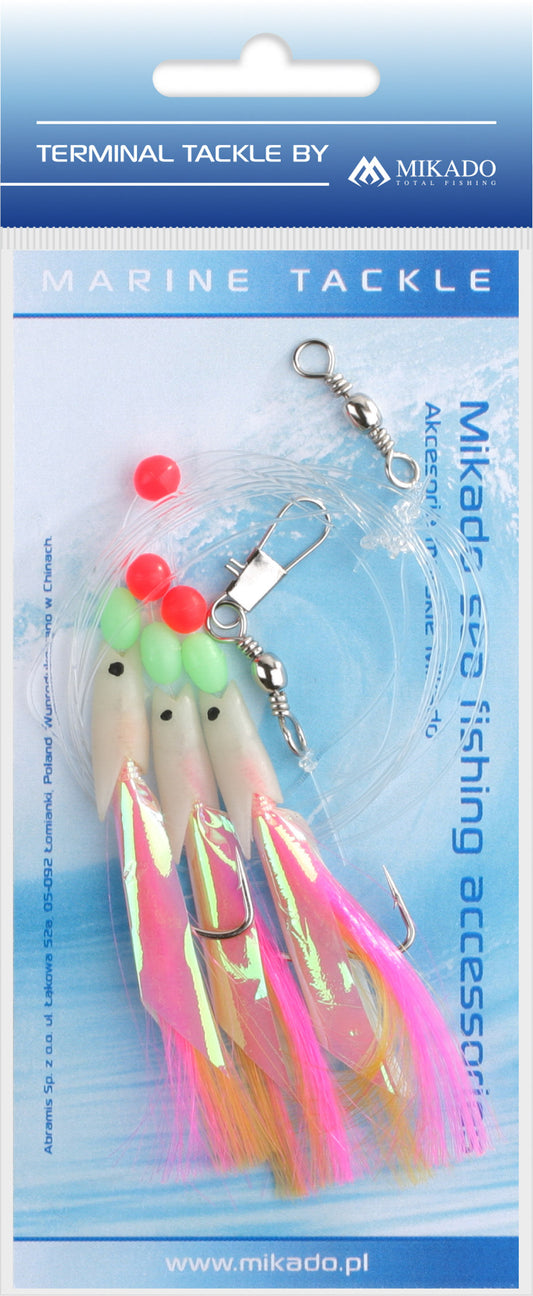 Mikado Meeres-Set - Hokkai Rig - Haken Grösse 1/0 - 1 Satz