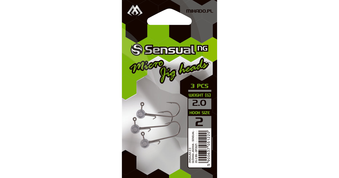 Mikado Jig Head - Sensual Micro - 3g-8 Bn - 3 Stk.