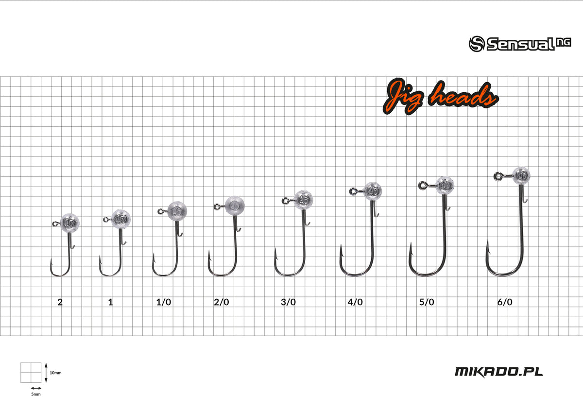 Mikado Jig Head - Sensual - 18g-3/0 Bn - 3 Stk.