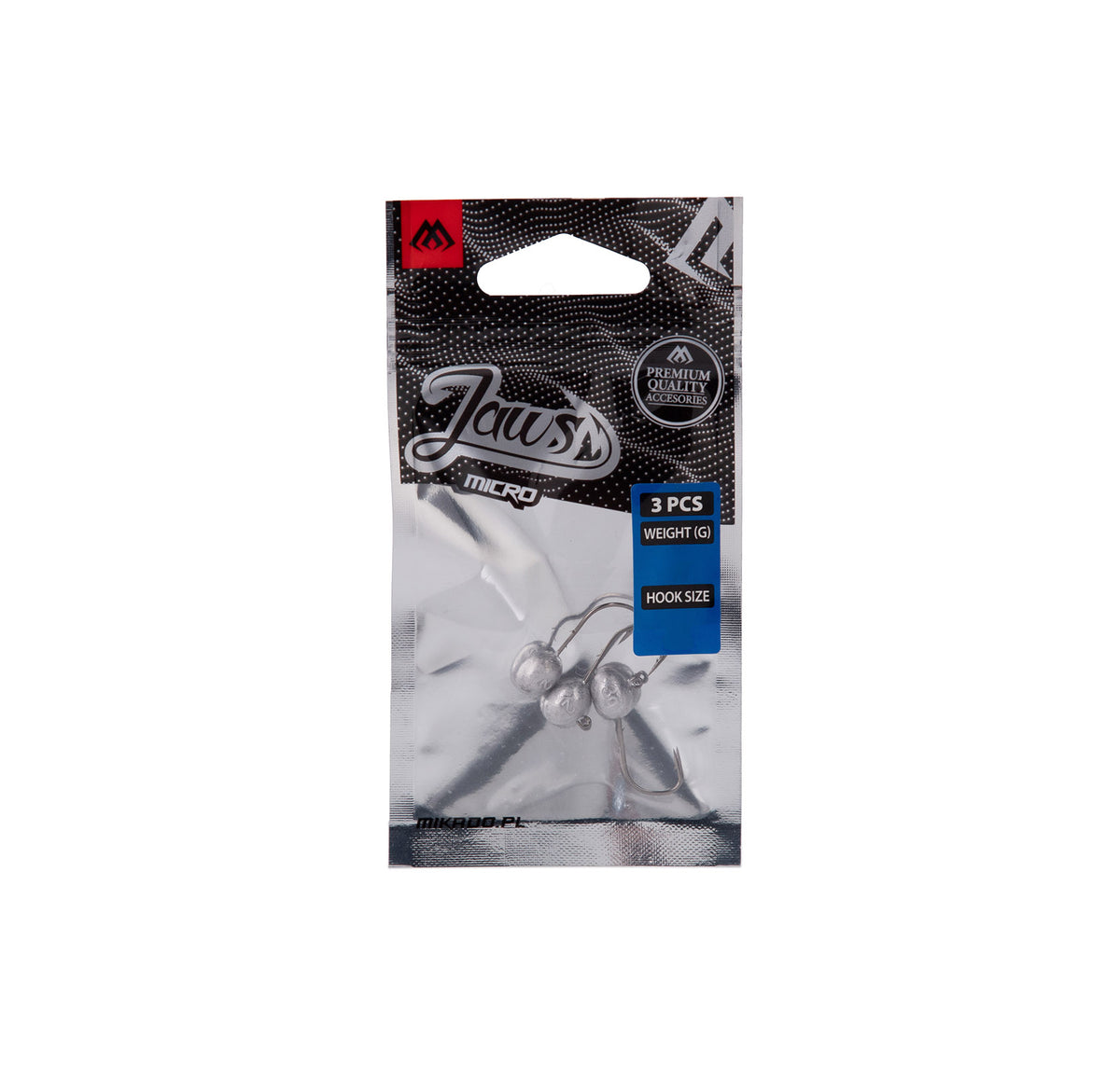 Mikado Jig Head - Jaws Micro - 1g-2 Bn - 3 Stk.