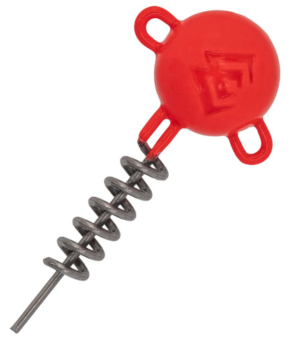 Mikado Jig Head - Jaws Mit Schraube - Uv-Orange 15g - 2 Stk.