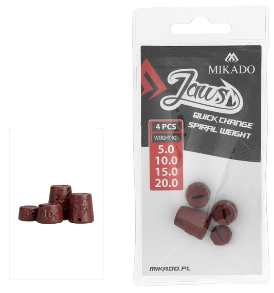 Mikado Austauschbare Last - Für Schrauben - Jaws Quick Change Spiral - Mix - 4 Stk.