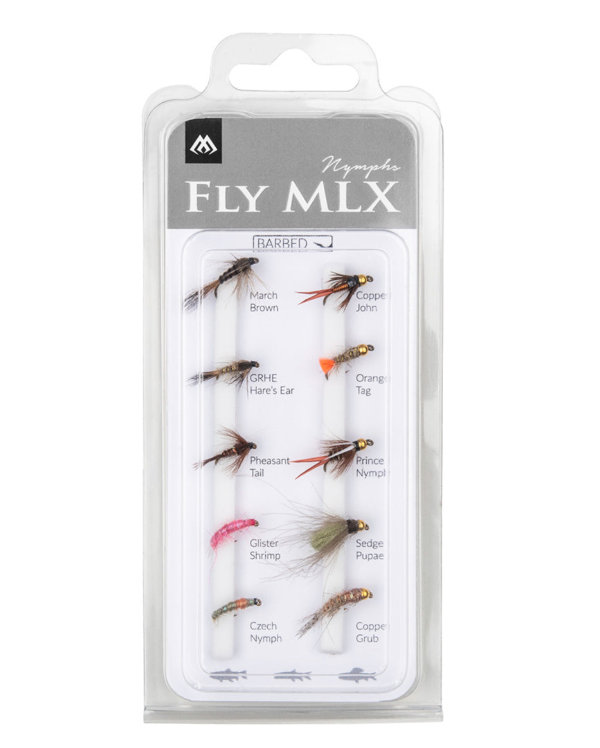 Mikado Set - Künstliche Fliegen - Nymphs - Barbed - 1 Satz