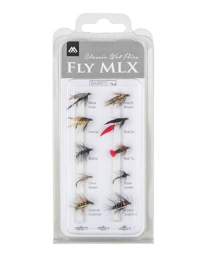 Mikado Set - Künstliche Fliegen - Wet Flies - Barbed - 1 Satz