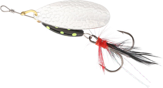 Mikado Spinner - M-Grub Nr Silber / Black Lemon