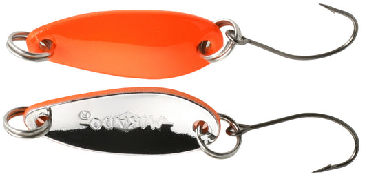 Mikado Blinker - Mini Spoon 2.4cm/1.5g - Orange Und Silber - 1 Stk.