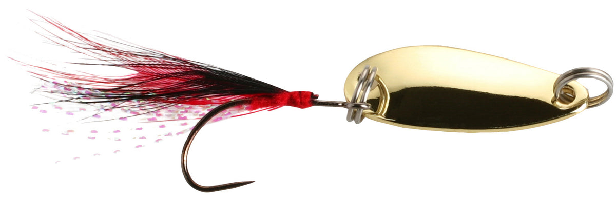 Mikado Blinker - Mini Spoon Mit Quaste 2.4cm/2.5g - Gold - 1 Stk.