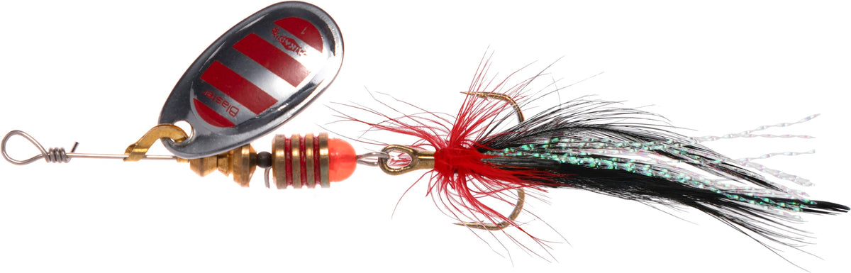 Mikado Spinner - Blaster Mit Quaste 2 - Silber / 22 - 1 Stk.