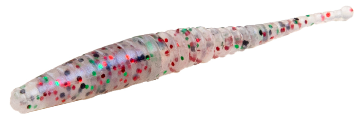 Mikado Köder - M-Craft Wiggly Worm 100mm / Shrimp  - 5 Stk.