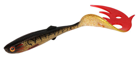 Mikado Köder - Sicario Pike Tail 8.5cm/SPOTTED Bullhead - 4 Stk.