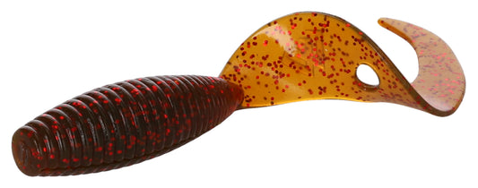 Mikado Köder - Twister 51mm/ Motoroil Red - 8 Stk.