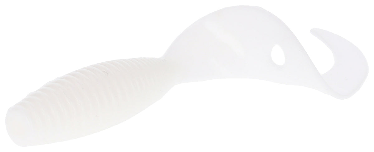 Mikado Köder - Twister 38mm/ White - 10 Stk.