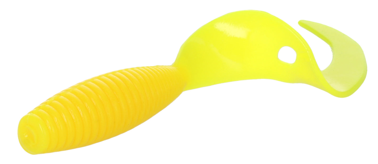 Mikado Köder - Twister 51mm/ Yellow - 8 Stk.