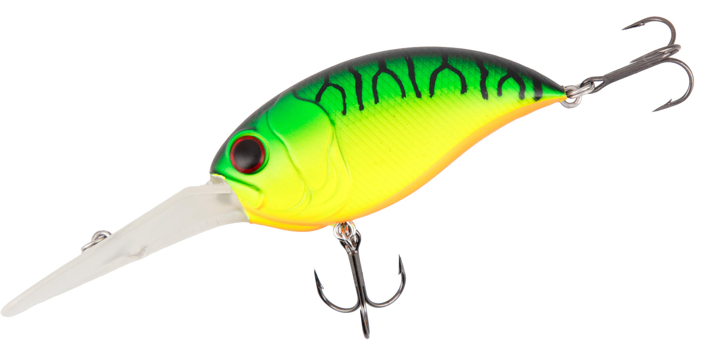 Mikado Wobbler Crazy Crank - 62mm/19.7g/FIRE Tiger - Schwimmend - 1 Stk.