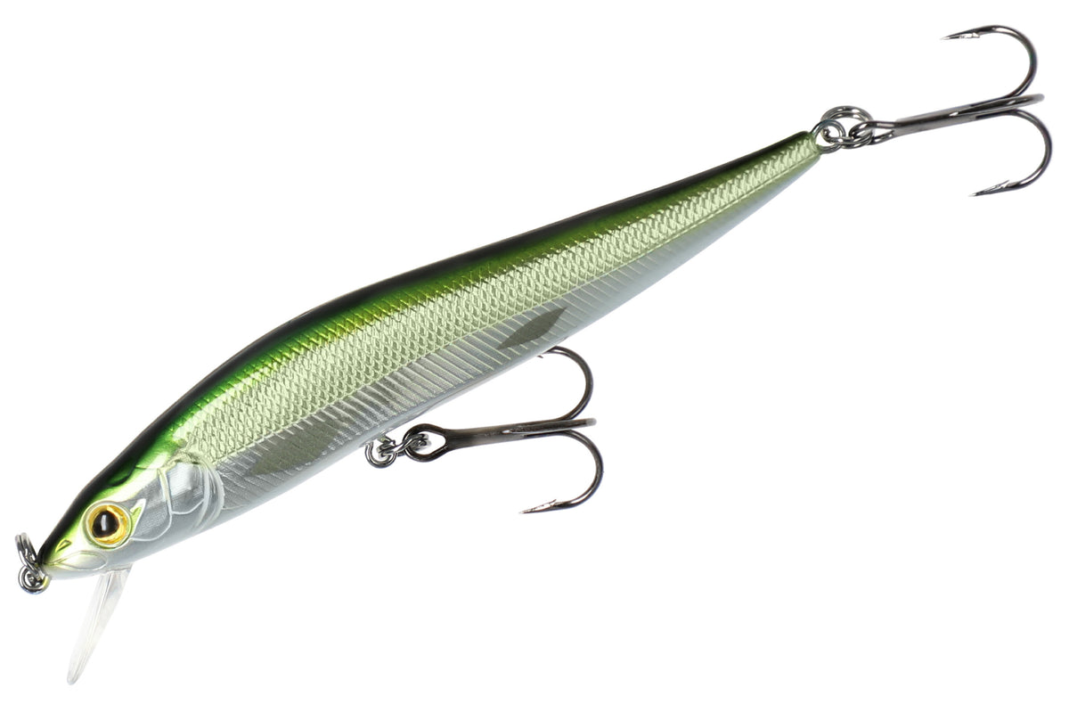 Mikado Wobbler Fishunter Ghost - 10cm/OLIVE Bleak - Neutral - 1 Stk.