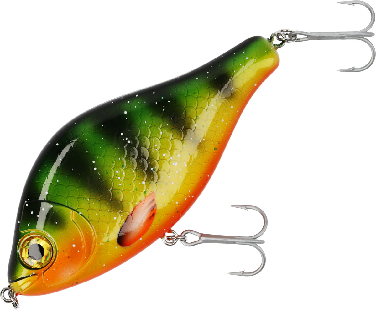 Mikado Wobbler - Mft Jerk - 10cm / Hot Perch Sinkend - 1 Stk.