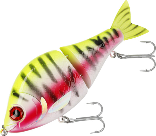 Mikado Wobbler - Mft Swimbait - / Lemon Tiger Langsam Sinkend