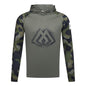 Mikado Longsleeve - Hoodie Mit Gesichtsschutz - Mit Upf-Filter - Green Camo - Größe Xl - 1 Stk.