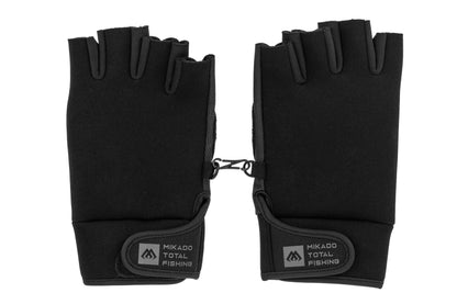 Mikado Handschuhe - Neopren Fingerlos Größe L - Schwarz - 1 Set