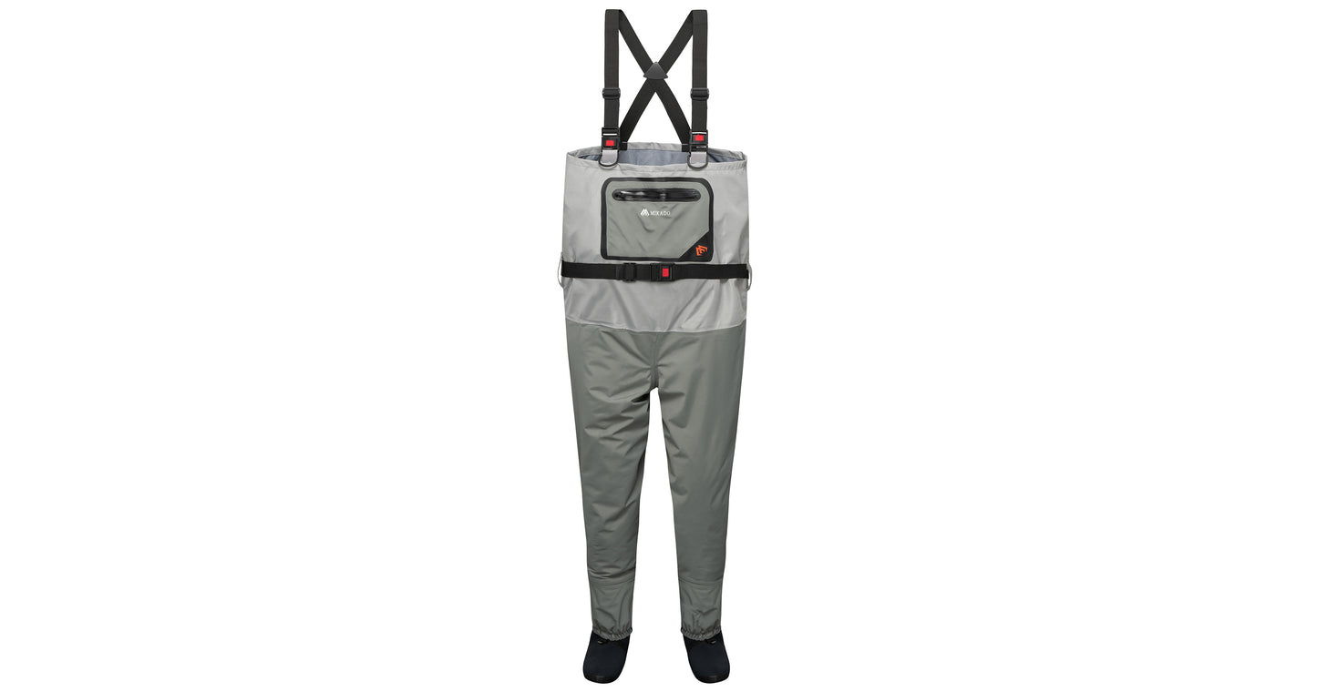 Mikado Wathosen - Atmungsaktiv Mit Neopren-Socken - Größe Xl - 1 Satz