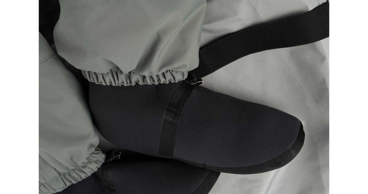 Mikado Wathosen - Atmungsaktiv Mit Neopren-Socken - Größe S - 1 Satz