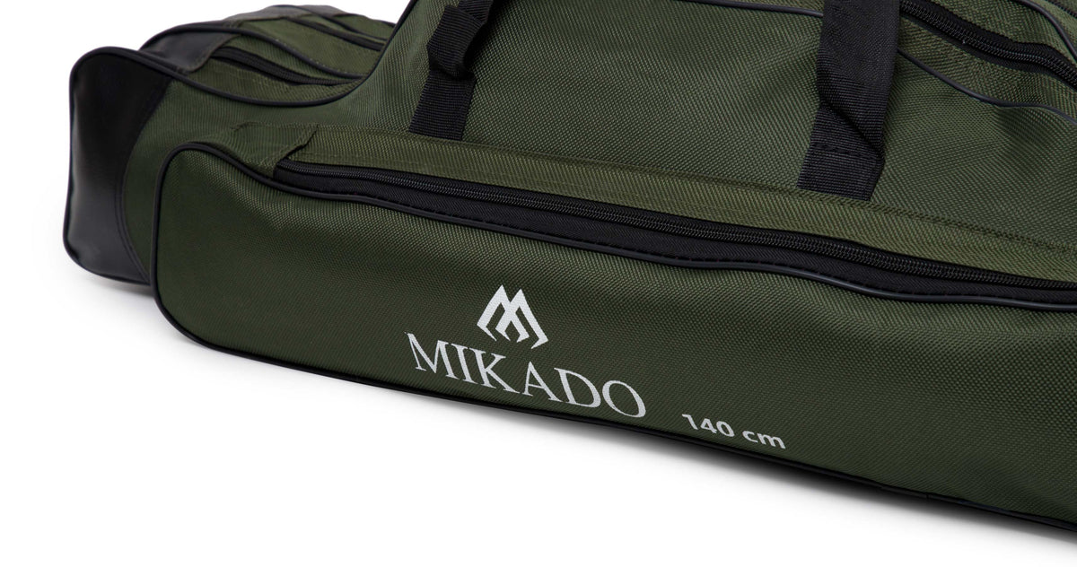 Mikado Rutenfutteral - 3 Fächer 160cm Versteift - Grün - 1 Stk.