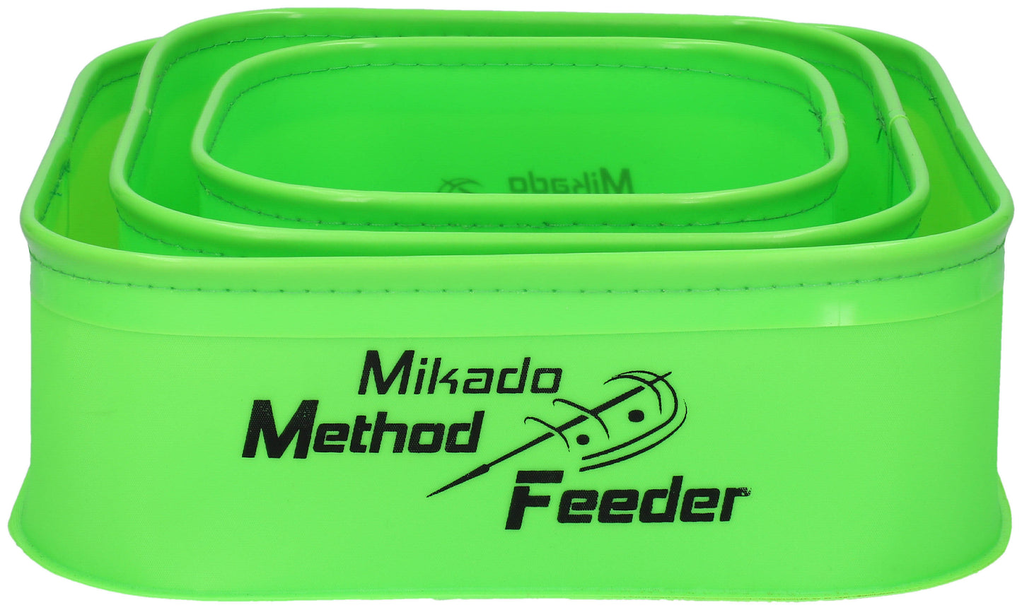 Mikado Eva-Tasche - Method Feeder 007 Set - (18x18x8cm)1szt.+(22x22x8cm)1szt.+(26x26x8cm)1szt. - 1 Satz