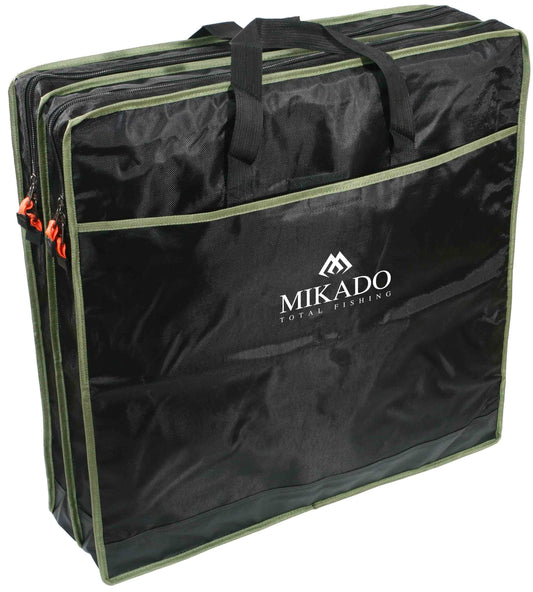 Mikado Tasche - Für Setzkescher - 2 Fächer - Quadrat (63x63x18cm) - Schwarz Und Grün - 1 Stk.