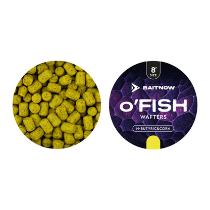 Mikado Wafters Method Feeder - O'FISH N-Butyric-Corn Grösse 8 24g - Packung 1 stk.