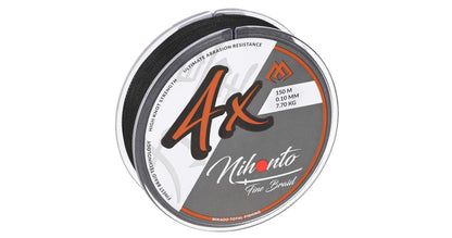 Mikado Geflochtene Schnüre - Nihonto Fine Braid - 0.23mm/20.2kg/15m - Schwarz - 1 Spule