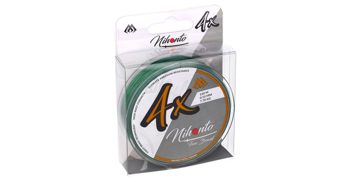 Mikado Geflochtene Schnüre - Nihonto Fine Braid - 0.25mm/20.9kg/15m - Grün - 1 Spule