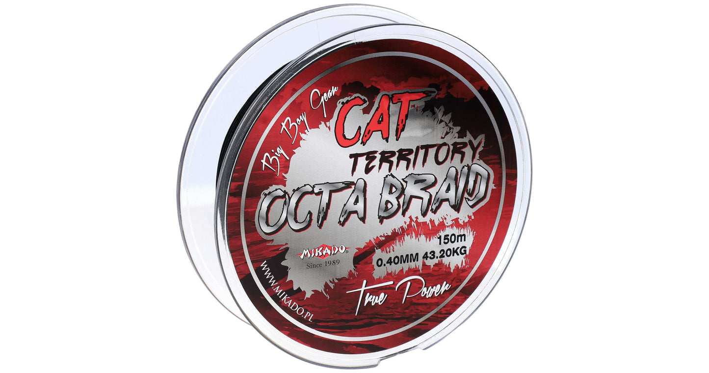 Mikado Geflochtene Schnüre - Cat Territory Octa Braid - 0.70mm/76.4kg/150m - Grün - 1 Spule