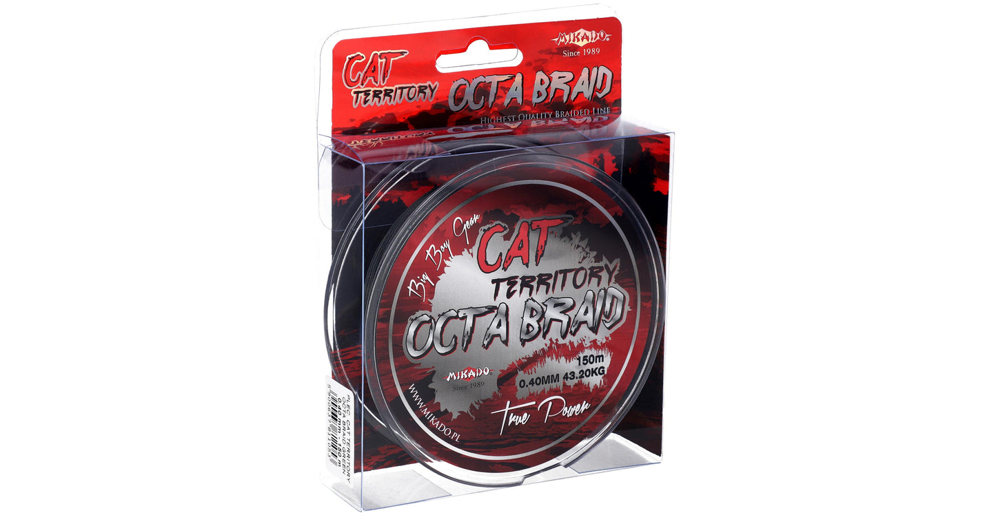 Mikado Geflochtene Schnüre - Cat Territory Octa Braid - 0.60mm/61.8kg/150m - Grün - 1 Spule
