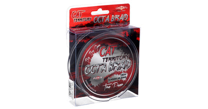 Mikado Geflochtene Schnüre - Cat Territory Octa Braid - 0.70mm/76.4kg/150m - Grün - 1 Spule