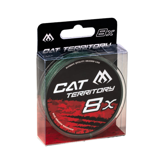 Mikado Geflochtene Schnüre - Cat Territory Octa Braid - 1.00mm/132kg/30m - Grün - 1 Spule