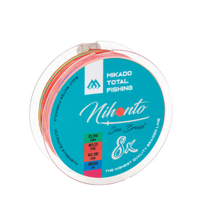 Mikado Geflochtene Schnüre - Nihonto Sea Braid - 0.24mm/20.2kg/150m - Mehrfarbig - 1 Spule
