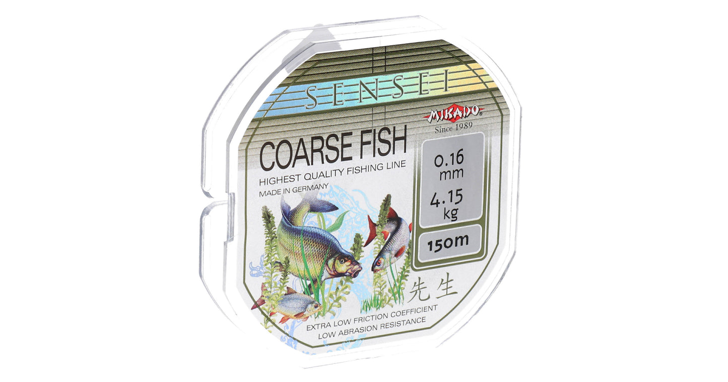 Mikado Schnur - Sensei Coarse Fish - 0.18mm/5.10kg/150m - 1 Spule