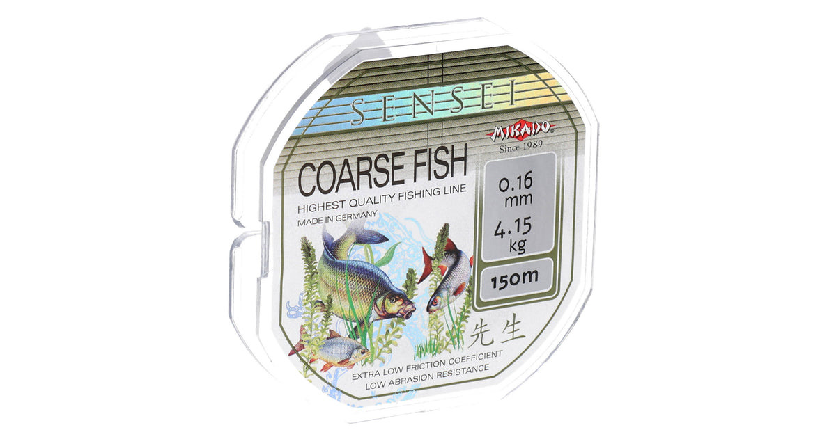 Mikado Schnur - Sensei Coarse Fish - 0.30mm/11.20kg/150m - 1 Spule