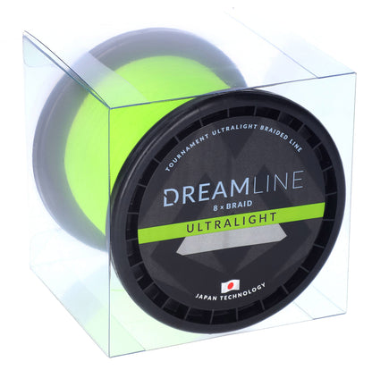 Mikado Geflochtene Schnüre - Dreamline Ultralight - 0.035mm/2.53kg/2100m - Fluo Grün - 1 Spule