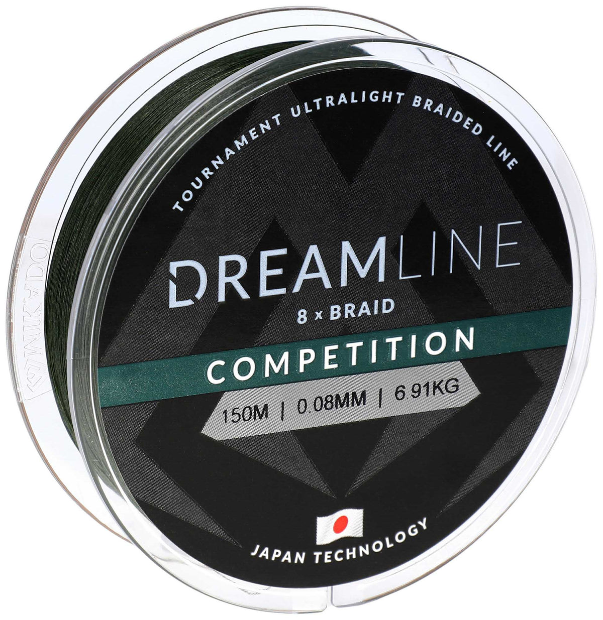 Mikado Geflochtene Schnüre - Dreamline Competition - 0.20mm/20.83kg/150m - Grün - 1 Spule