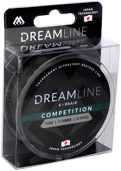 Mikado Geflochtene Schnüre - Dreamline Competition - 0.12mm/10.21kg/150m - Grün - 1 Spule