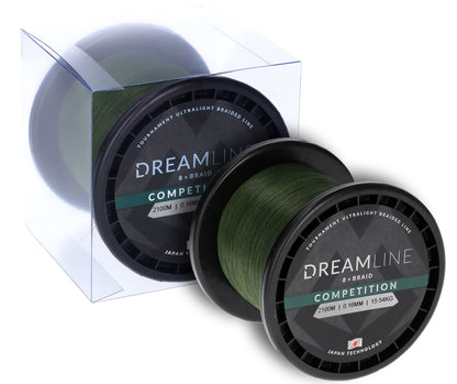 Mikado Geflochtene Schnüre - Dreamline Competition - 0.20mm/20.83kg/2100m - Grün - 1 Spule