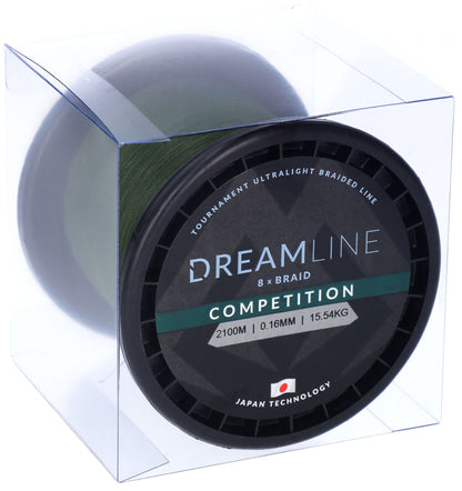 Mikado Geflochtene Schnüre - Dreamline Competition - 0.14mm/12.98kg/2100m - Grün - 1 Spule