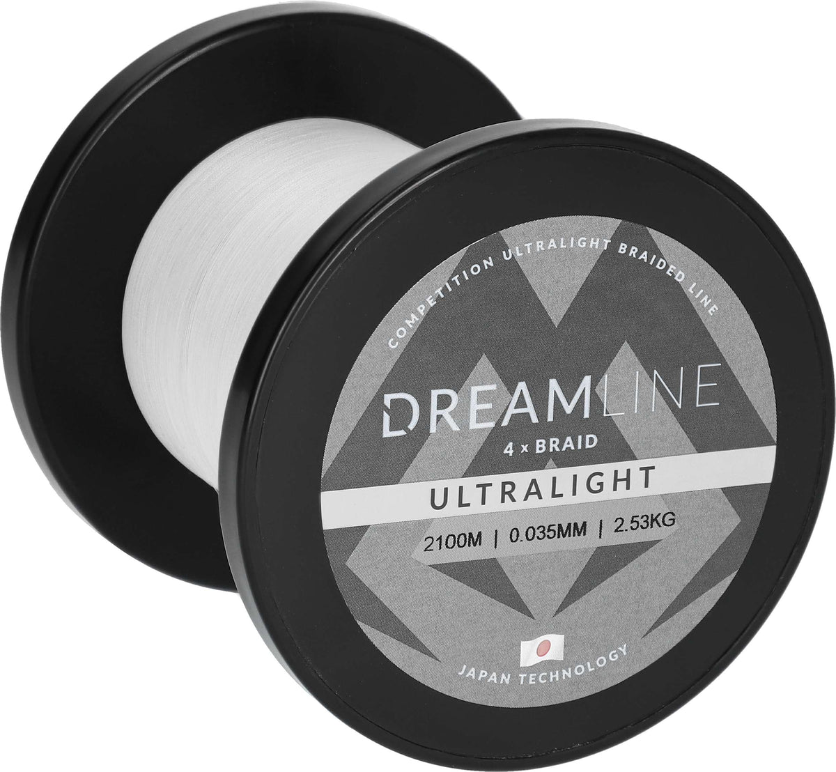 Mikado Geflochtene Schnüre - Dreamline Ultralight - 0.035mm/2.53kg/2100m - Weiss - 1 Spule